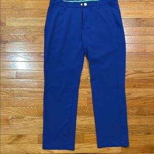 Bonobos Blue M Flex Golf Pants 32/30 Slim Fit